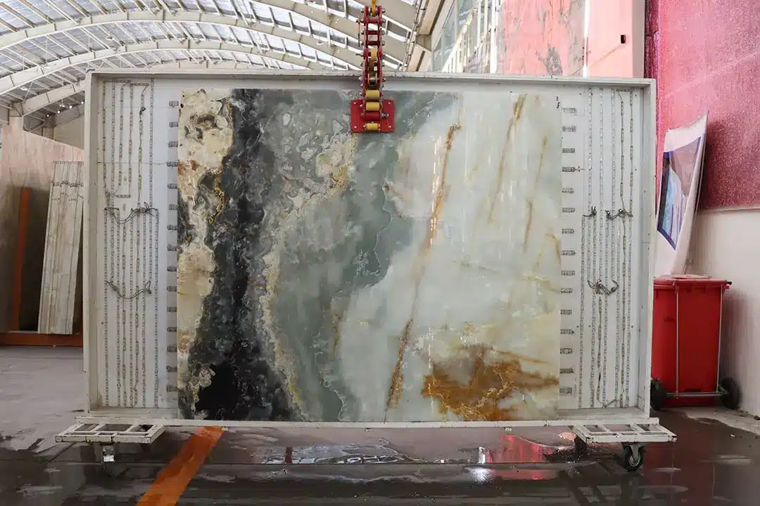 Black Rose Onyx Slab