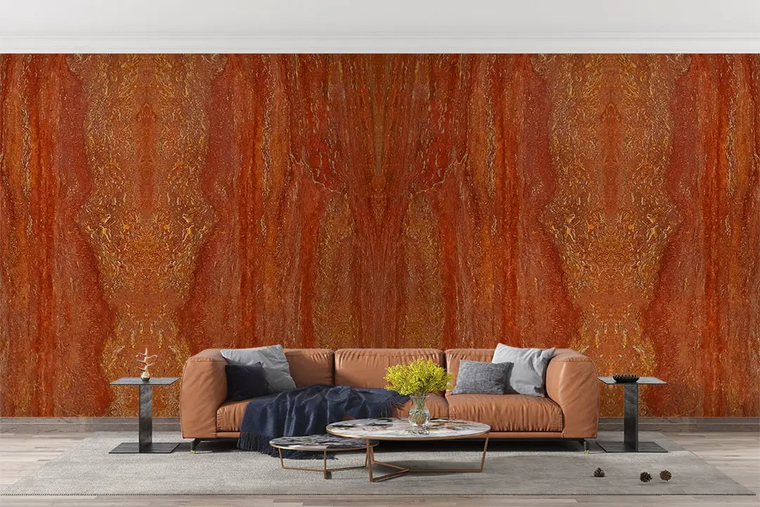 Red Azarshahr Travertine